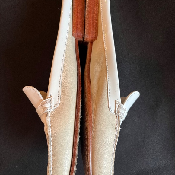 Cole Haan vintage white leather slides, 7M - Picture 3 of 8